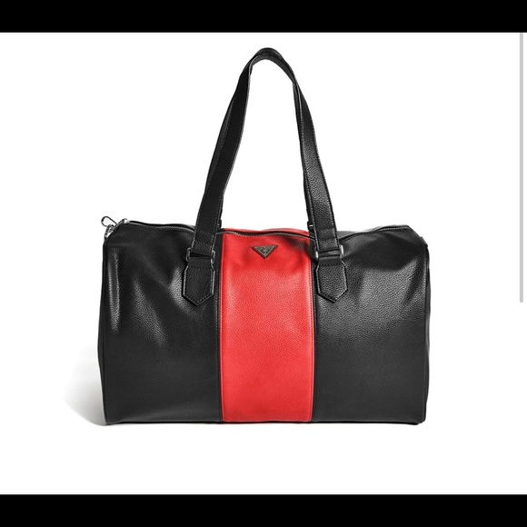 Guess Faux-Leather Duffle Bag - Picture 2 of 3